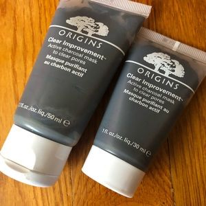 Origins clear improvement charcoal mask set